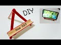 ทำที่ตั้งโทรศัพท์ จากไม้ไอติมทำง่าย | How to make a phone stand