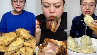 Mukbang food challeng new with real sound #d9mukbang #mukbang screenshot 3
