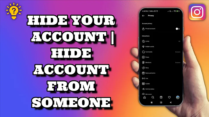 How To Hide Your Instagram Account From Everyone