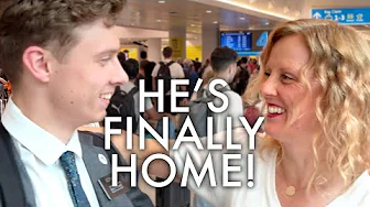 ANDREW IS HOME FROM AFRICA!!!