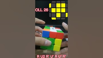 OLL 26 Algorithm | CFOP Method - Rubik 3x3#shorts
