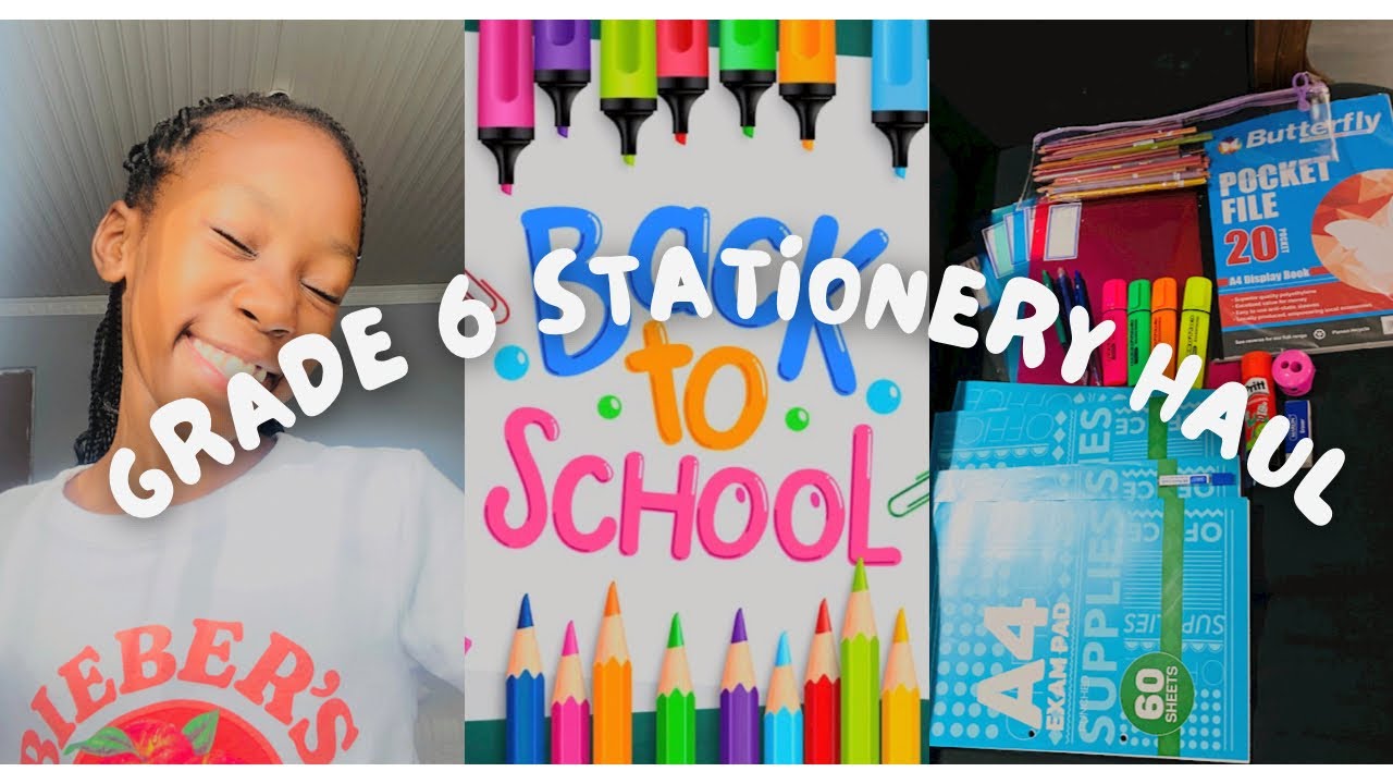 2024 Back to school vlog | Stationery haul Part 1 | South African YouTuber