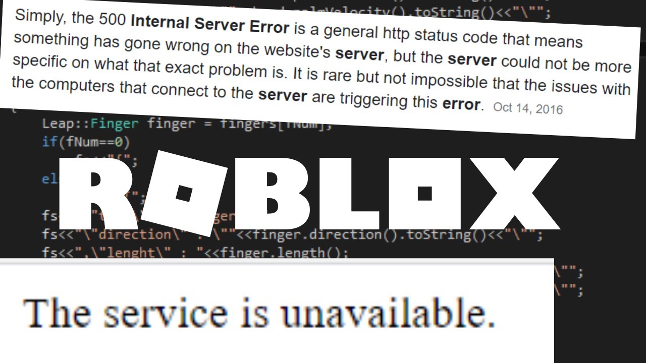 Roblox Internal Server Error Update Live Problem Youtube - roblox http 0 error