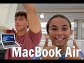Katie and Brennan Shop for A New College COMPUTER | MacBook Air Unboxing