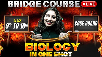 🚀 CBSE Class 10th 2025 | Biology Bridge Course 🔥 | Master the Basics⚡#Biology #BridgeCourse