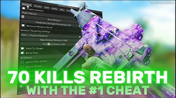 70 KILLS on REBIRTH ISLAND in WARZONE! FREE WARZONE CHEAT is DOMINATING on REBIRTH ISLAND! FREE BO7