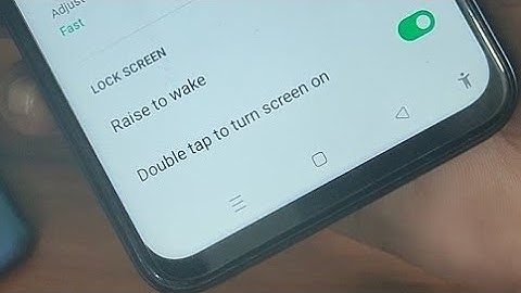 oppo A54 How to double tap to on off screen, mobile mein double tap to on off screen kaise set kare