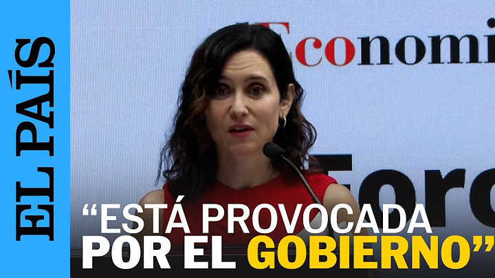 Ayuso: "La inmigración masiva está provocada por el Gobierno para reventar el país" | EL PAÍS