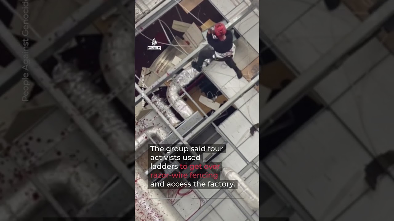 Pro-Palestinian activists break into suspected Elbit Systems drone factory