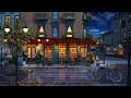 Outdoor Rainy Jazz with Relaxing Jazz Music, Cozy Coffee Shop Ambience, Rain Sounds - 8 Hours