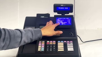 Program Open Entry Dollar Amount Discount Key | HK Systems Cash Register Tutorials