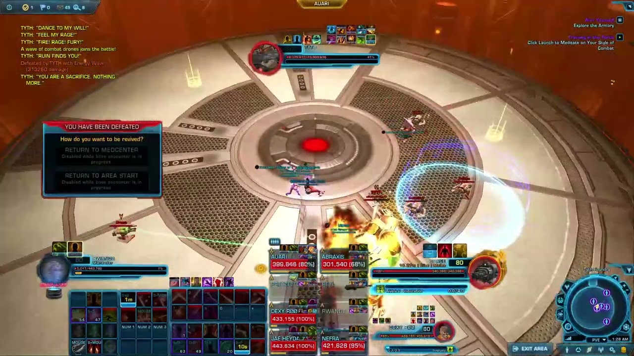 SWTOR NIM Gods Timer 67 | Marauder DPS