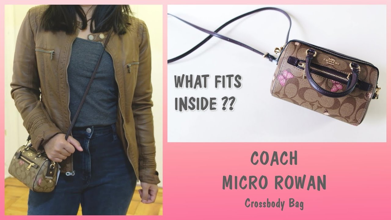 COACH Micro Rowan Crossbody In Signature Canvas