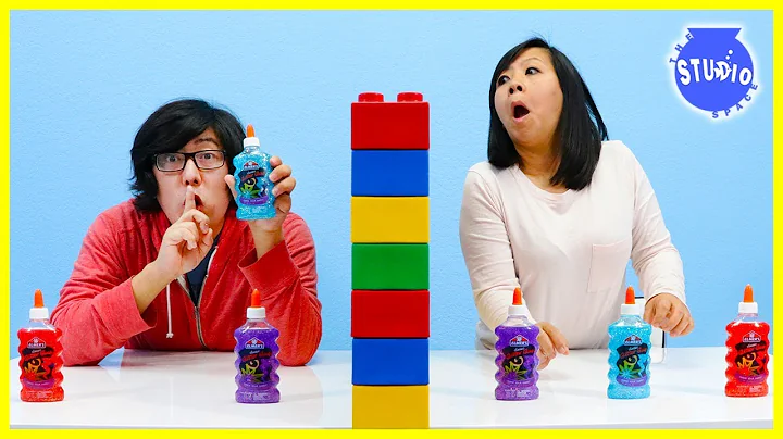 Twin Telepathy Slime Challenge with Milkshake! Rya...