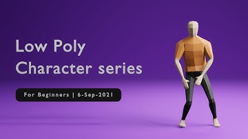 Low poly character series | 6-Sep-2021 | Blender for beginners | 3D modeling