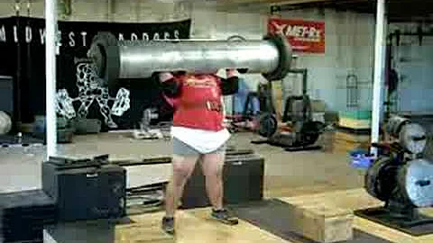 STRONG Gym: 250lb Log 18yr old Jeremy McNeely