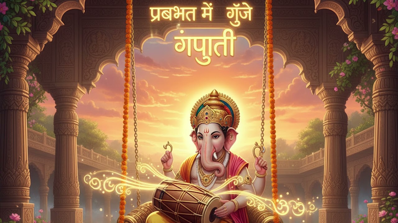 प्रभात में गूंजे गणपति 🌅🐘 | Hindi Devotional Bhajan | Ganesh Bhakti Song
