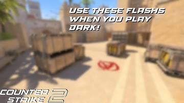 surprise your enemies with these *Pop Flashes* from Dark on Mirage in CS2