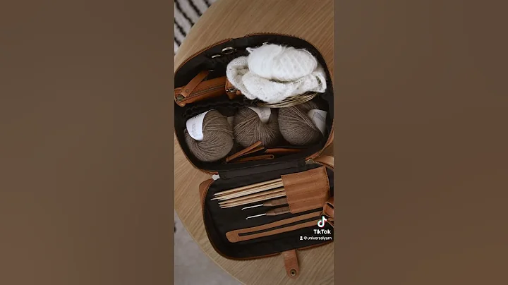 What yarn would store in the Lexi bag from muud? #leatherbags #fiberart #crafts #knit #crochet #yarn