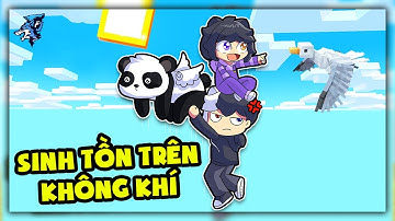 Minecraft nhưng Sinh Tồn 0 Block !!! Siro Và Noob Ruby Triệu Hồi Con Gấu Trúc Siêu Đáng