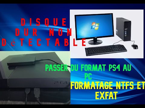 Vidéo: Quel format utilise la PS4 pour le disque dur externe ?