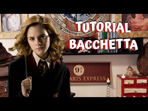 Tutorial Bacchetta di Hermione Granger - DIY come fare la bacchetta di Hermione