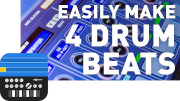 Easily Make 4 Different Drum Beats - Korg Gadget