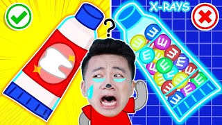 🍭No No Pica! Don&#39;t Sneak Candy in Toothpaste | Learn Healthy Habits for Kids | Pica Parody Channel