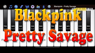 Blackpink - Pretty Savage - How to Play Piano Melody screenshot 1