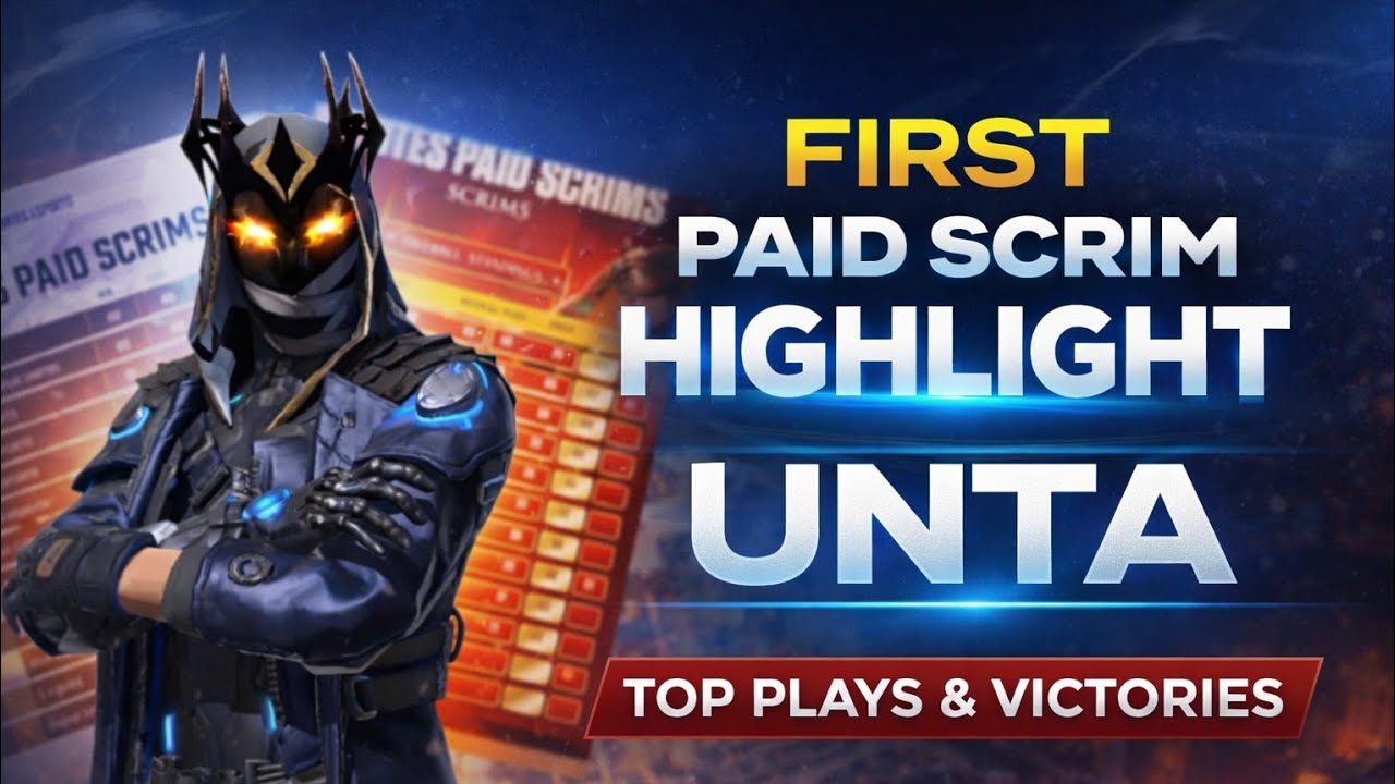 My First Paid Scrims Highlight 🔥 | Free Fire Esports | Beast Manipur United