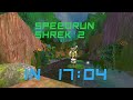 Shrek 2 Any% Speedrun In 17:04.813 [Raw Footage, starts at 0:29]