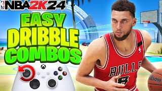 NBA 2K24 Best Dribble Tutorial for Beginners with HANDCAM: How to Dribble Guide