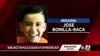 Burlington police searching for missing 11-year-old boy