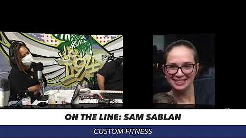 Sam Sablan from Custom Fitness talks reopening and...
