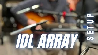 Assembling the 7.0.4 microphone mounting array for full immersive audio recording