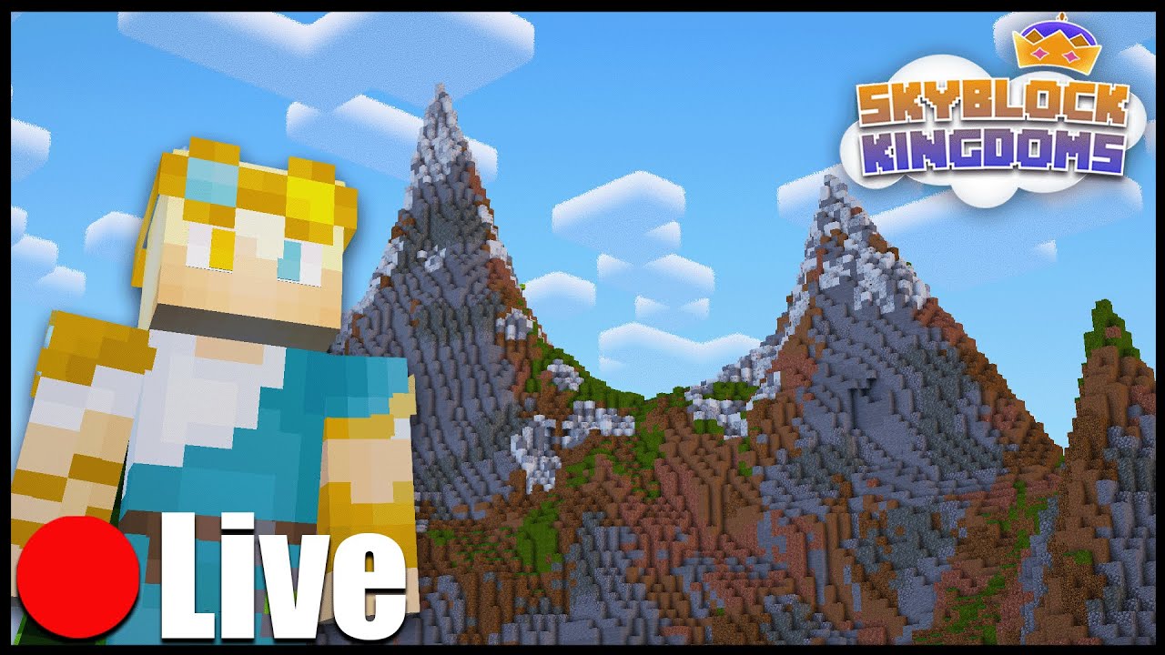 Relaxing Resource Gathering on Skyblock Kingdoms!