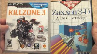 Classic Game Room : KILLZONE 3 for PS3 vs. ZAXXON 3-D for Sega Master System packaging review