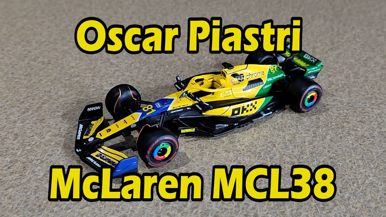 2024 Oscar Piastri Mclaren MCL38 Monaco Tribute Livery - F1
