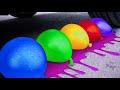 Tested By Bursting Six Color Balloons With Balloon VS Car 🚘
