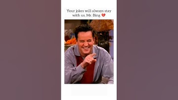 The world will miss you #chandler #rip #friends #matthewperry