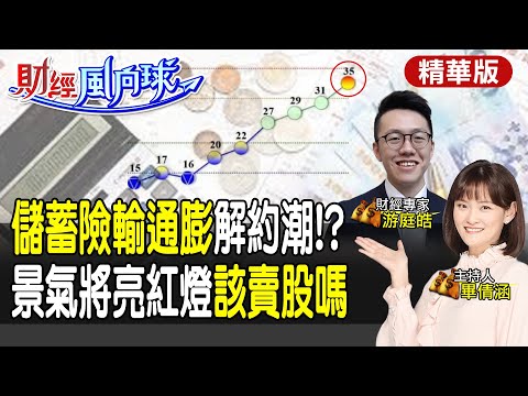 保單解約錢進2標的抗通膨!下個月景氣亮紅燈該賣股數鈔票? feat.游庭皓【#財經風向球】精華版@CtiTv @CtiFinance