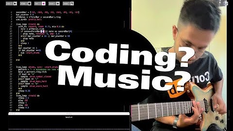 Programmer Plays @Polyphia  G.O.A.T | Sonic Pi | Coding Music