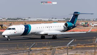 Mitsubishi CRJ-702ER del Banco De México Despegando del Aeropuerto Internacional de Guadalajara