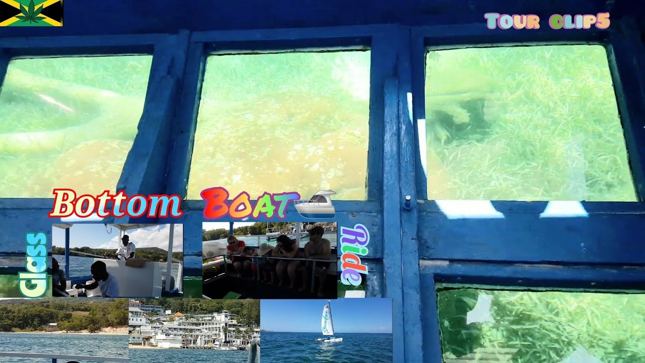 🏖 Glass Bottom Boat Ride Beaches Hotel Ocho Rios Jamaica 2019 Tour pt5