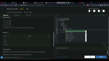 MAKE ARRAY ODD || STARTER 76 CODECHEF SOLUTION || #codechefsolution #code #problemsolving #starter