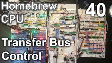 16 Bit Transfer Bus Control - Making an 8 Bit pipelined CPU - Part 40