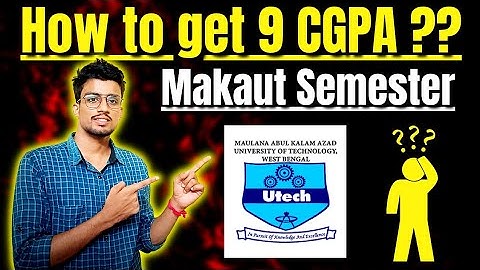 How to get 9 CGPA in MAKAUT Semester?🔥😱(100% SECRET)🔵 #cgpa #makaut #9+cgpa