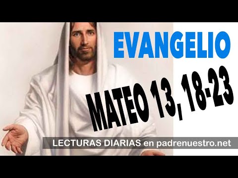 ✅ EVANGELIO del DÍA 28 de JULIO - MATEO 13, 18-23 | PADRE GUILLERMO SERRA【 La PARÁBOLA del SEMBRADOR