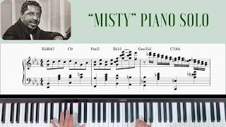 Misty Piano Solo