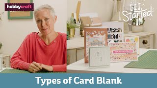 Types of Card Blanks | Get Started in Card Making | Hobbycraft